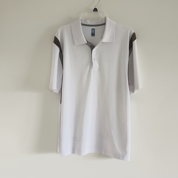 Men's PGA Tour White Polo Shirt Size XL - Picture 6 of 7